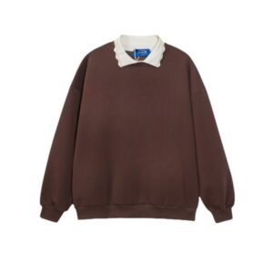 Retro Lapel Sweatshirt