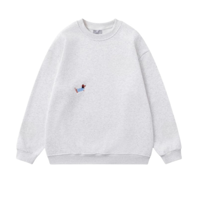 Grey Crew Neck Sweatshirt